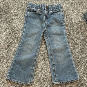 Cherokee blue denim jeans with sparkles 3T